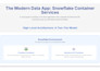 develop, deploy and maintain snowflake native apps streamlit, container service